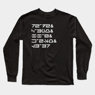 SW Droids Aurebesh Long Sleeve T-Shirt